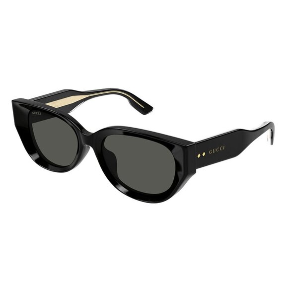 NEW GUCCI CAT EYE SUNGLASSES GUCCI GG1532SA 001 BLACK GREY EYEWEAR - Picture 1 of 3